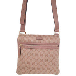 GUCCI GG Plus Flat Supreme Messenger Bag Shoulder Bag Brown